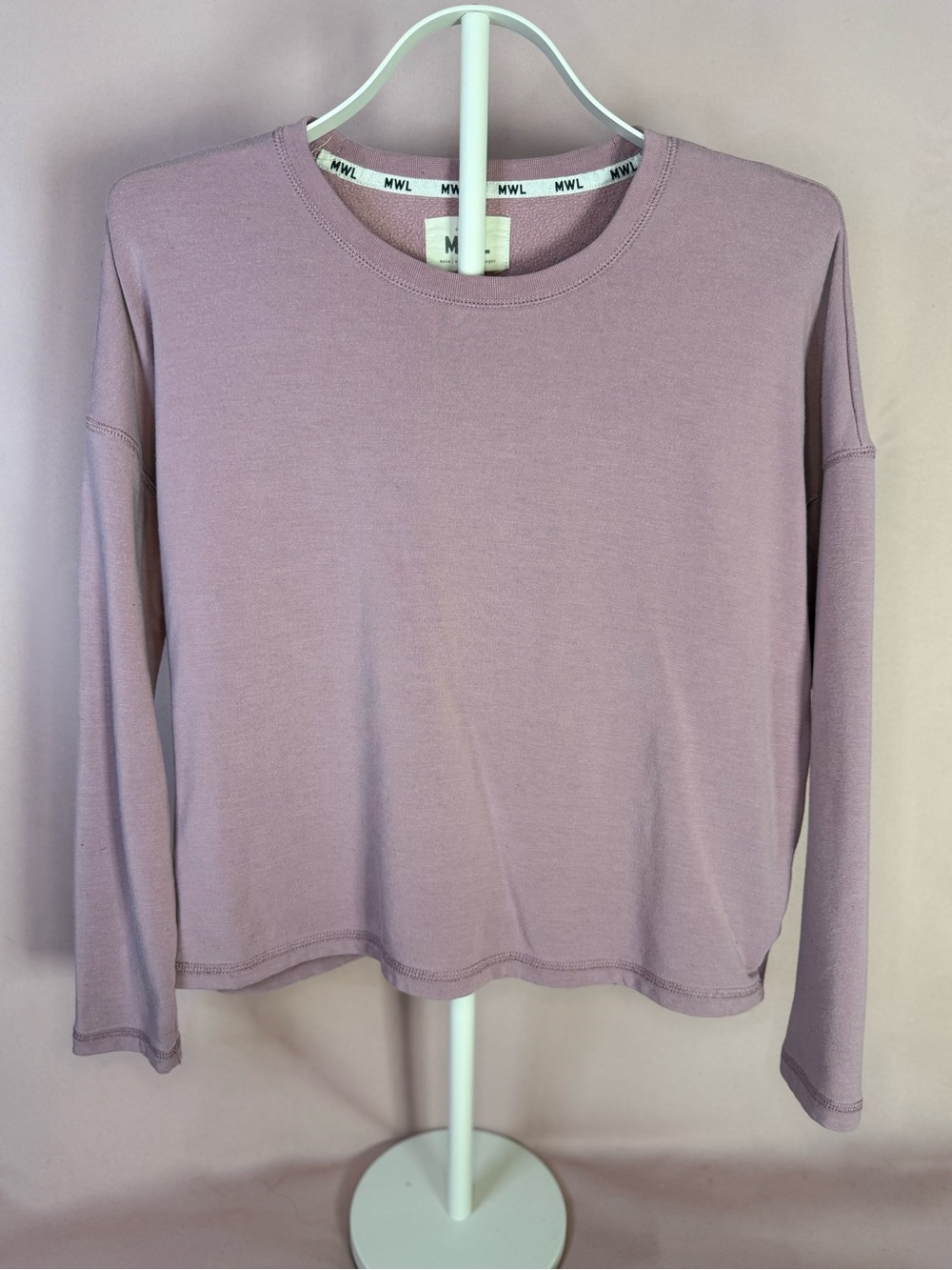 Madewell - Lavender/Blush Long Sleeve Crewneck Sweater - Size XS